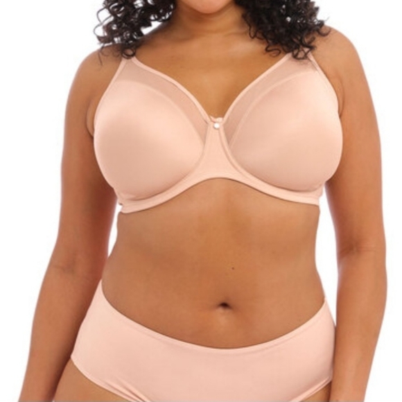 Elomi bra 36J nude cream Smooth Mesh underwired comfort clean beauty new $70 - Picture 3 of 8